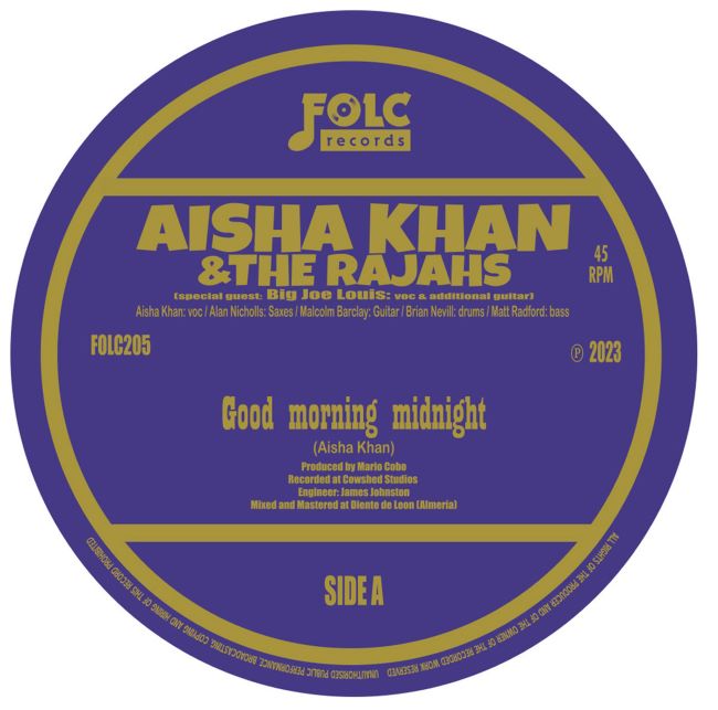 Aisha Khan & The Rajahs - Good Morning Midnight + 1